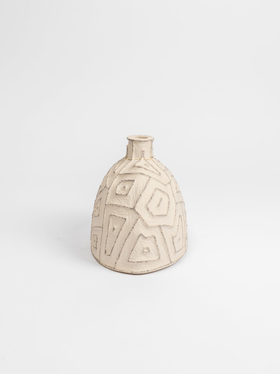 Maze Half Moon Bottle Vase