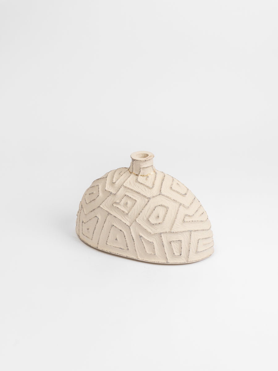 Maze Half Moon Bottle Vase