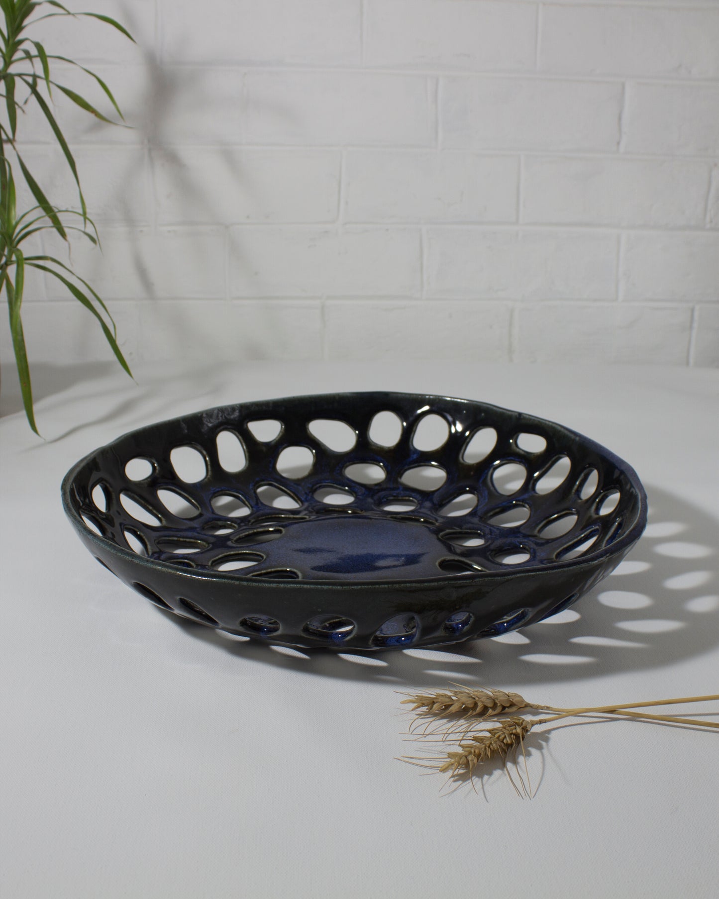 Midnight Blue Fruit Bowl